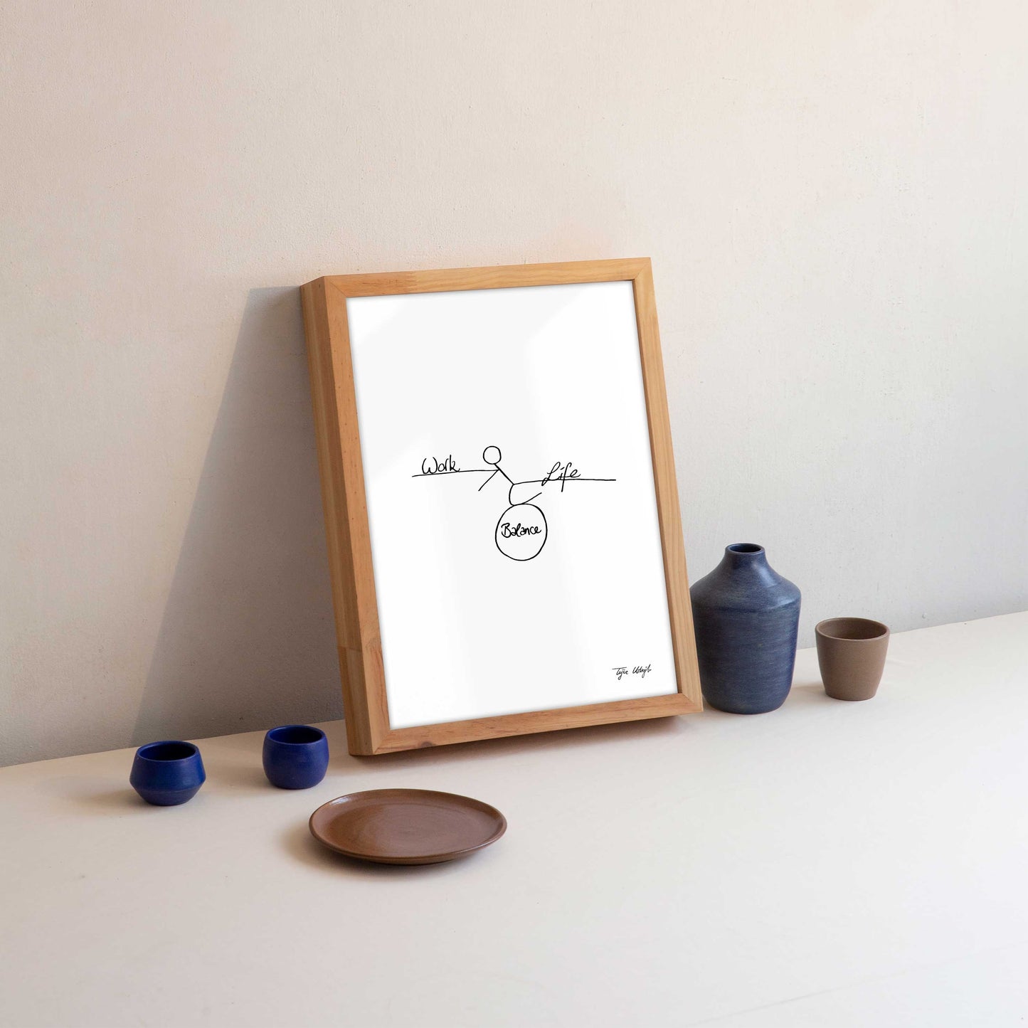 Work Life Balance Prints A5