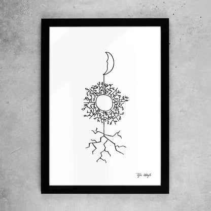 All Connected Prints A5