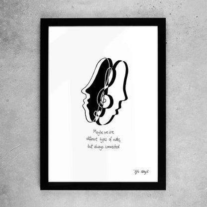 Different Notes Prints A5