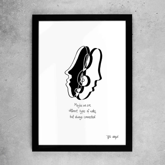 Different Notes Prints A5