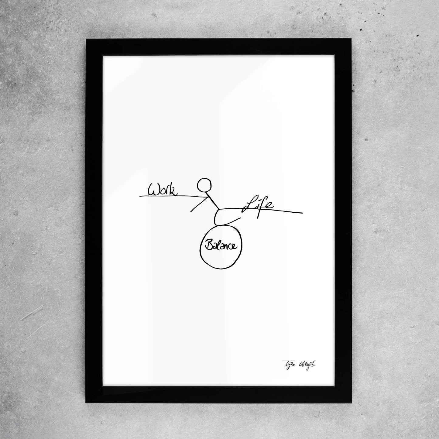 Work Life Balance Prints A5